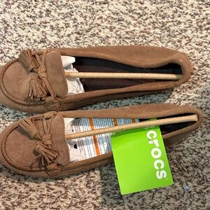 CROCS Women's Tan Moccasins